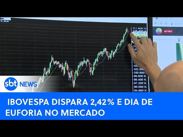 Clima de otimismo no mercado: Ibovespa dispara 2,42%