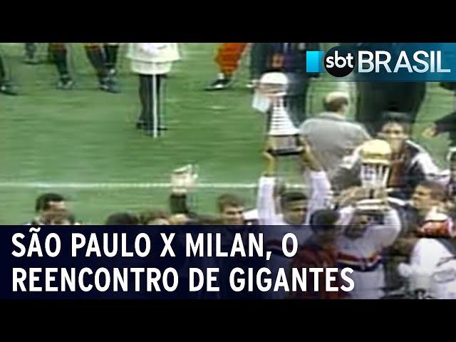 SBT transmite reencontro entre São Paulo e Milan | SBT Brasil (15/12/23)