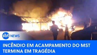 Nove pessoas morreram eletrocutadas em incêndio em acampamento do MST