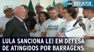 Lula sanciona lei para indenizar afetados por barragens | SBT Brasil (15/12/23)