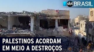 Israel bombardeia hospitais e palestinos acordam em meio a destroços | SBT Brasil (19/12/23)