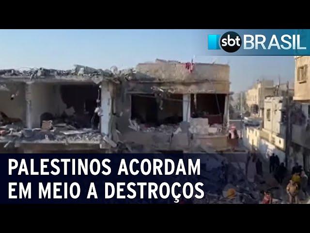 Israel bombardeia hospitais e palestinos acordam em meio a destroços | SBT Brasil (19/12/23)