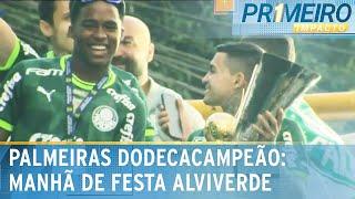 12x Palmeiras: torcida alviverde faz festa com jogadores após título