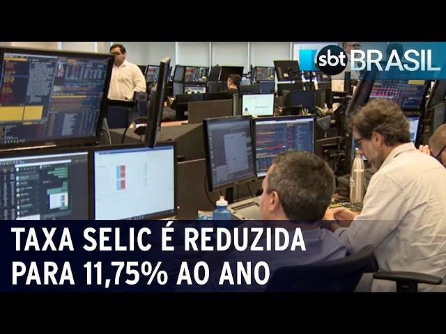 Banco Central reduz taxa Selic para 11,75% ao ano | SBT Brasil (13/12/23)