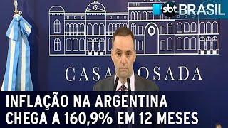 Inflação na Argentina sobre em 12,8% em novembro | SBT Brasil (13/12/23)