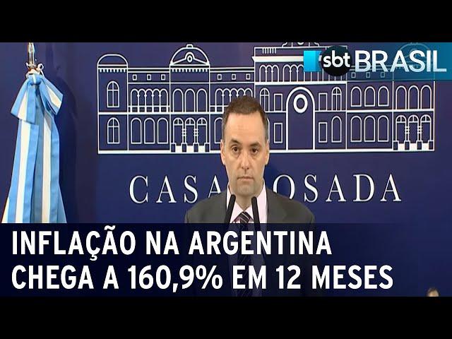 Inflação na Argentina sobre em 12,8% em novembro | SBT Brasil (13/12/23)