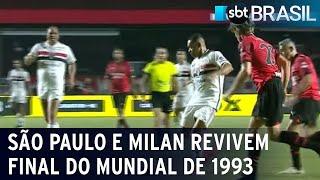 São Paulo e Milan revivem a Final do Mundial de 1993 no Morumbi | SBT Brasil (16/12/23)