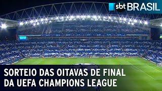 UEFA Champions League: ansiedade cresce com o sorteio das oitavas de final | SBT Brasil (16/12/23)