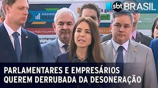 Congresso Nacional pode derrubar projeto de desoneração da folha | SBT Brasil (13/12/23)