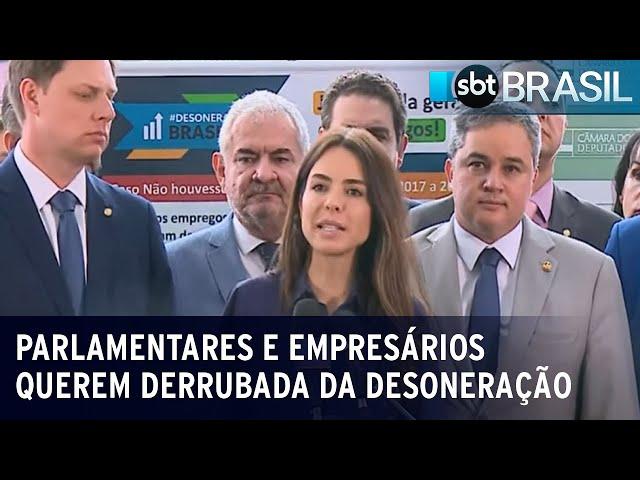 Congresso Nacional pode derrubar projeto de desoneração da folha | SBT Brasil (13/12/23)