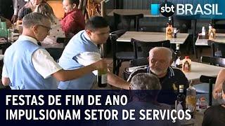 IBGE aponta expectativa de alta no setor de serviços | SBT Brasil (13/12/23)