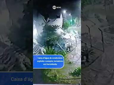 Caixa d’água de condomínio explode e assusta moradores em Hortolândia (SP)