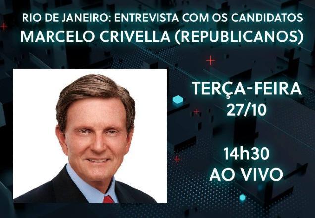 SBT Eleições 2020, Rio: Marcelo Crivella é o entrevistado desta terça-feira