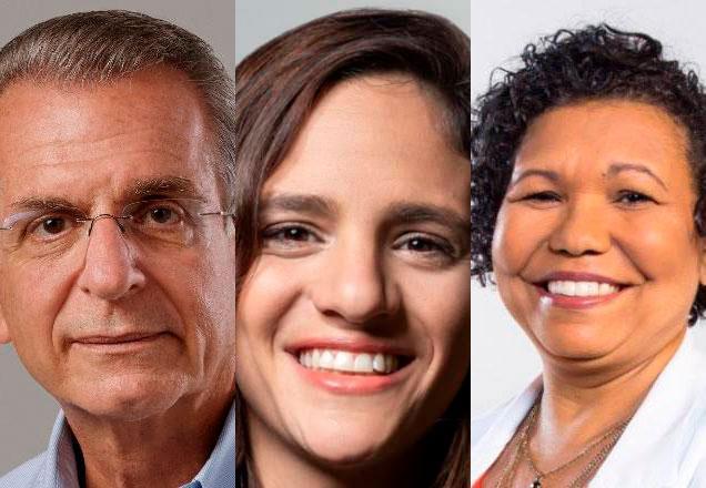 Matarazzo (PSD), Helou (Rede) e Vera Lúcia (PSTU) votam em São Paulo