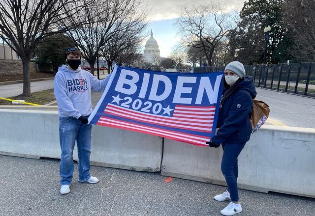 Uma entrevista com eleitores de Biden e Trump em Washington DC