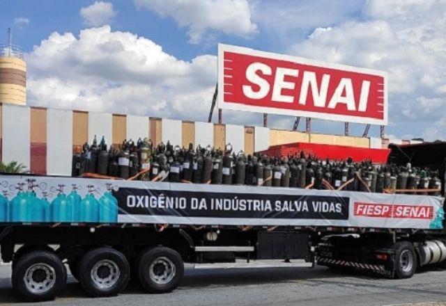 Fiesp doa 400 cilindros de oxigênio para unidades de saúde de SP