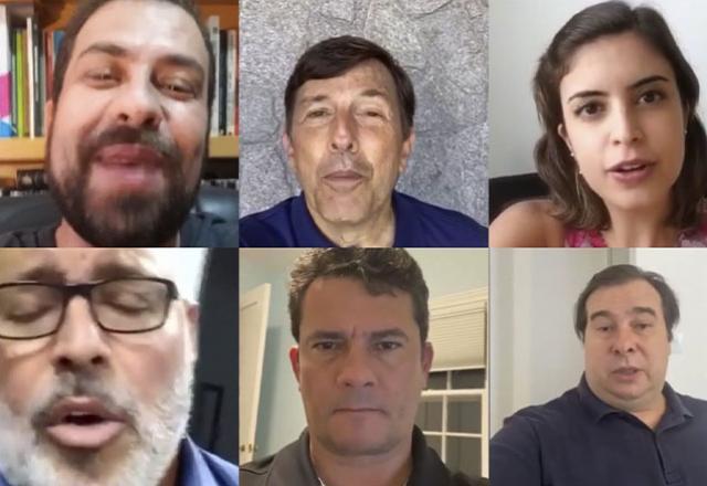 Na brincadeira de calouros, mais de 18 adversários políticos se unem