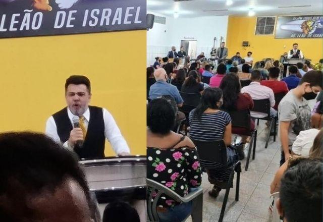 Vigilância sanitária interrompe culto com deputado Marco Feliciano