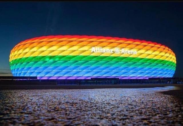 Uefa proíbe que a Allianz Arena use as cores LGBT no jogo Alemanha x Hungria