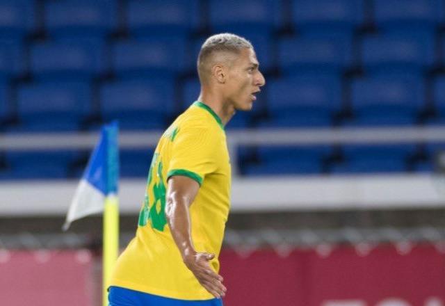 Richarlison atinge recorde em estreia do Brasil nos Jogos de Tóquio