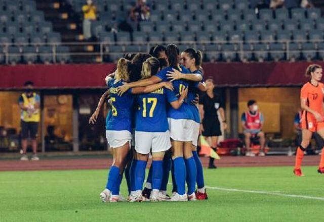 Brasil feminino empata com Holanda em jogo de seis gols