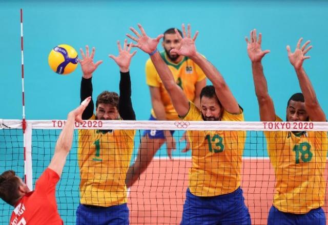 Brasil perde para a Rússia e está fora da final do vôlei masculino nas Olimpíadas