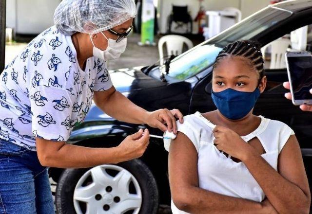 São Luís incia vacinação de adolescentes de 12 anos nesta 6ª feira