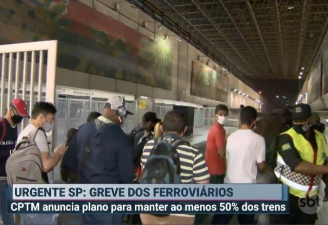 Greve afeta três linhas da CPTM; Rodízio é suspenso