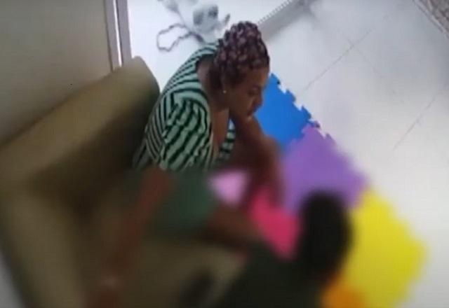 Mulher que agrediu babá é processada por trabalho escravo