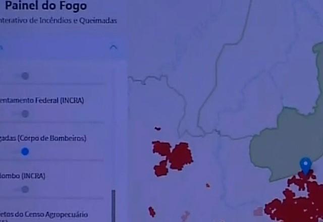 Ministério da Defesa lança plataforma Painel do Fogo