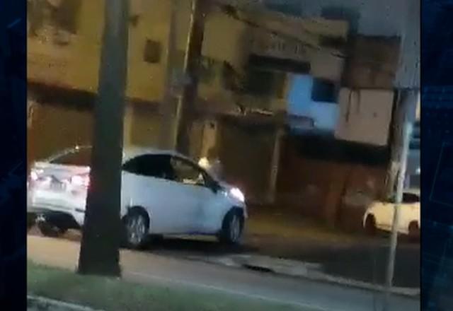 Homem é preso após tentar atropelar policial militar