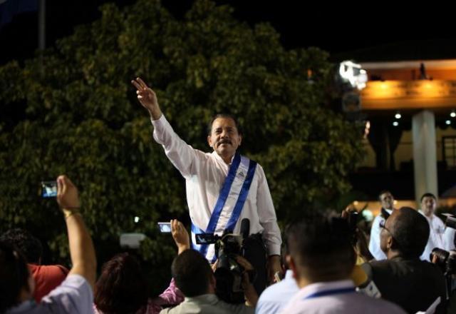 Daniel Ortega é reeleito presidente da Nicarágua