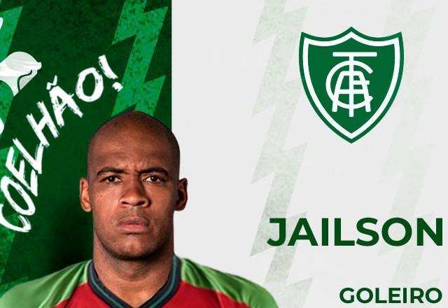 Ex-Palmeiras, goleiro Jailson é anunciado pelo América-MG