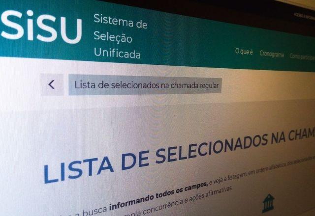 Sisu 2022 libera consulta de vagas em universidade públicas