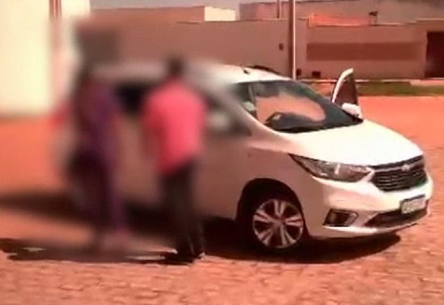 Motorista de prefeitura é flagrado agredindo ex-namorada