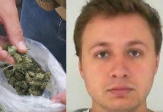 Traficante é preso após flagrante de plantação de maconha