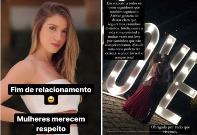 Após fala sexista, namorada de Arthur do Val rompe relacionamento