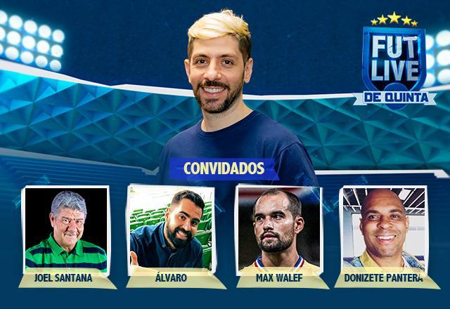 Futlive de Quinta com Rudy Landucci recebe Joel Santana e Donizete Pantera