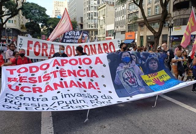 Pré-candidatos do PSTU participam de protesto do Dia do Trabalhador