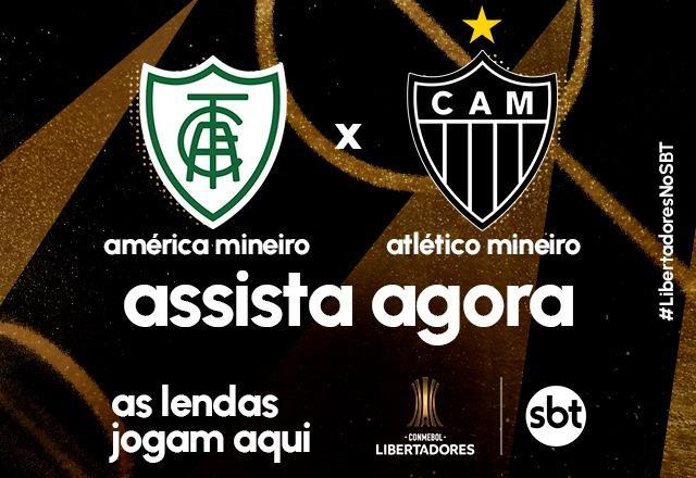 Ao vivo: assista América-MG x Atlético-MG pela Libertadores