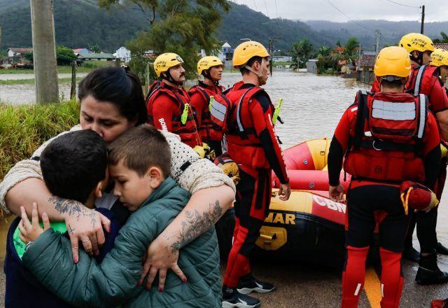 Chuvas em SC: número de cidades em situação de emergência chega a 27