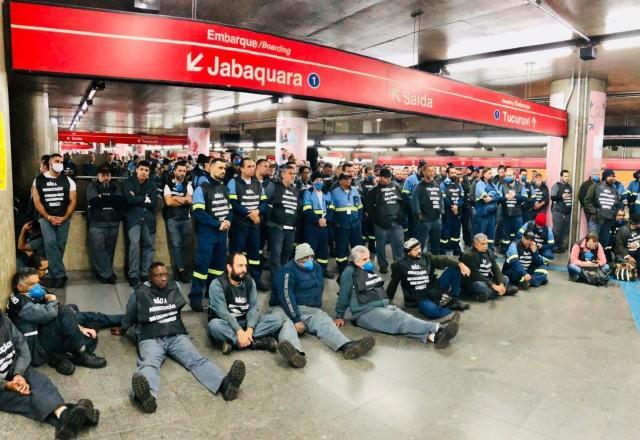 SP: Metroviários marcam paralisação para próxima 4ª feira (25)