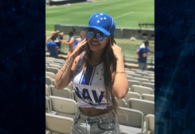 Musa de torcida organizada do Cruzeiro é assassinada pelo ex-namorado