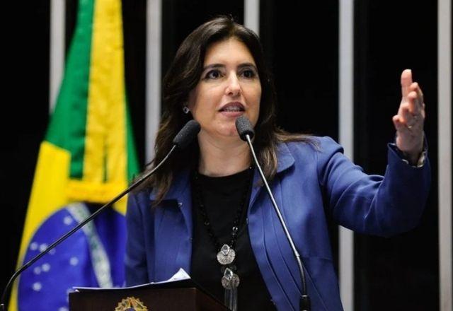 "Lamentável a decisão de não instalar a CPI do MEC", diz Simone Tebet