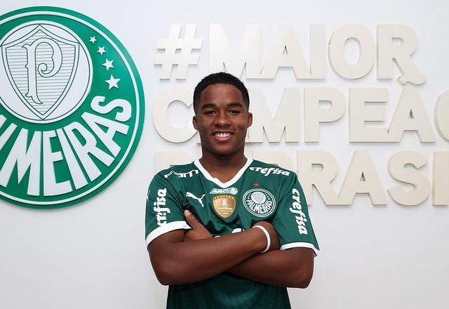 Endrick é registrado no BID e está liberado para estrear pelo Palmeiras