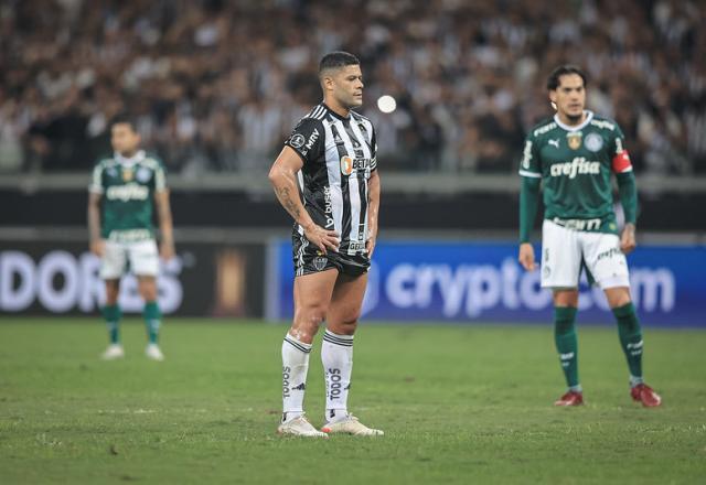 Artilheiro isolado do Atlético-MG, Hulk lamenta empate com Palmeiras: "Frustrante"