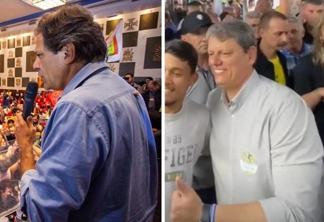 Haddad se encontra com sindicalistas, e Tarcísio visita Ceagesp