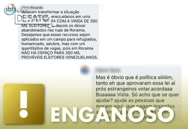 ENGANOSO: Imigrante só pode votar no Brasil após 15 anos de residência no país