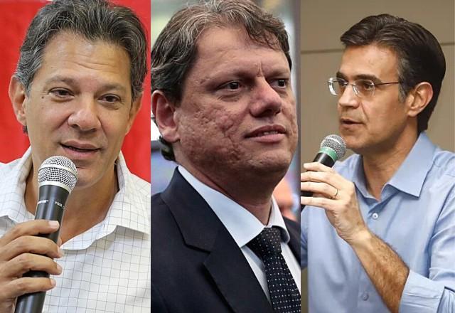 Datafolha SP: Haddad tem 36% das intenções de voto e Tarcísio, 22%