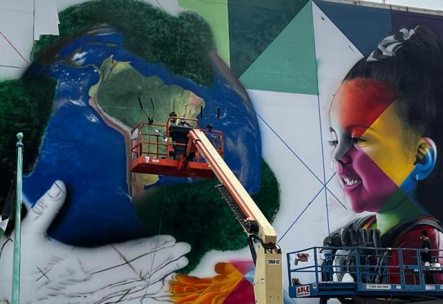 "Estar na ONU é a realização de um sonho", diz artista Kobra em NY